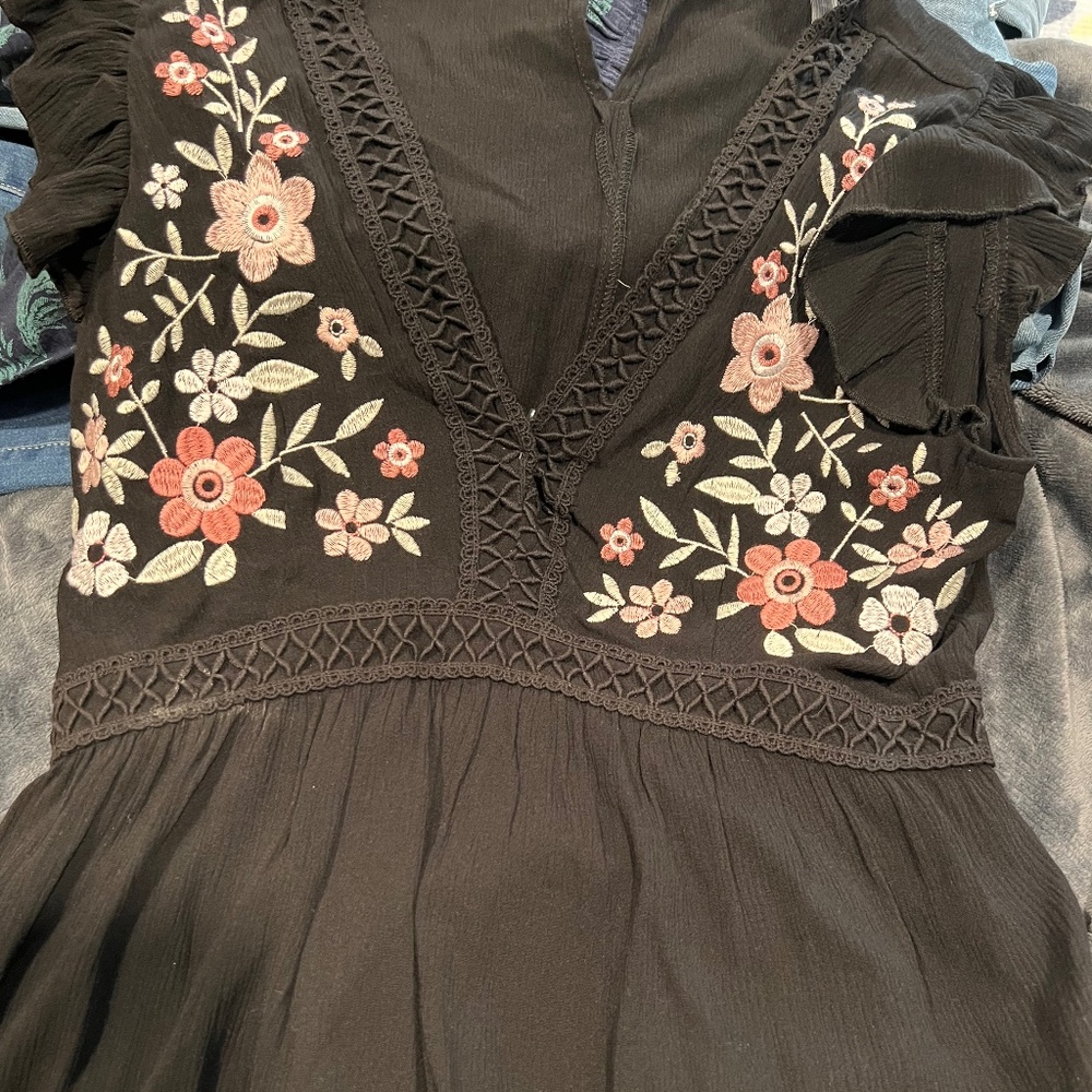 Baby doll boho top